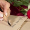 Woman Writing Calligraphy