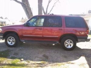 Red Ford Explorer