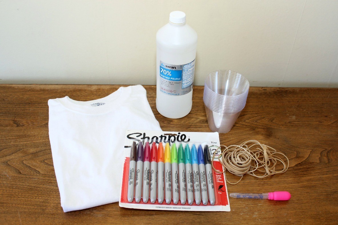 Making a Sharpie Tie Dyed TShirt ThriftyFun
