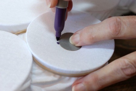 put dots around template