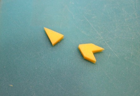 cheese arrow pieces