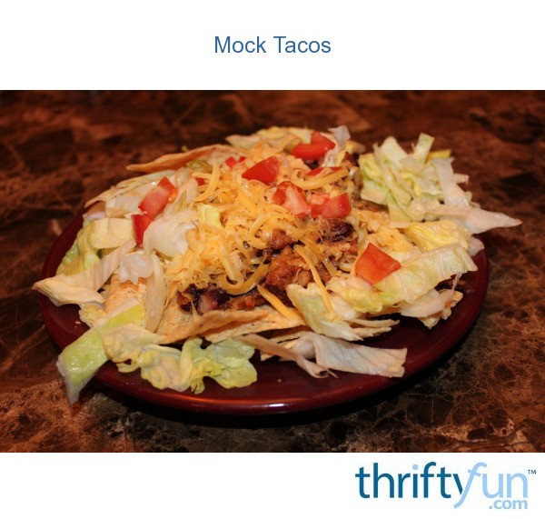 Download Mock Tacos | ThriftyFun