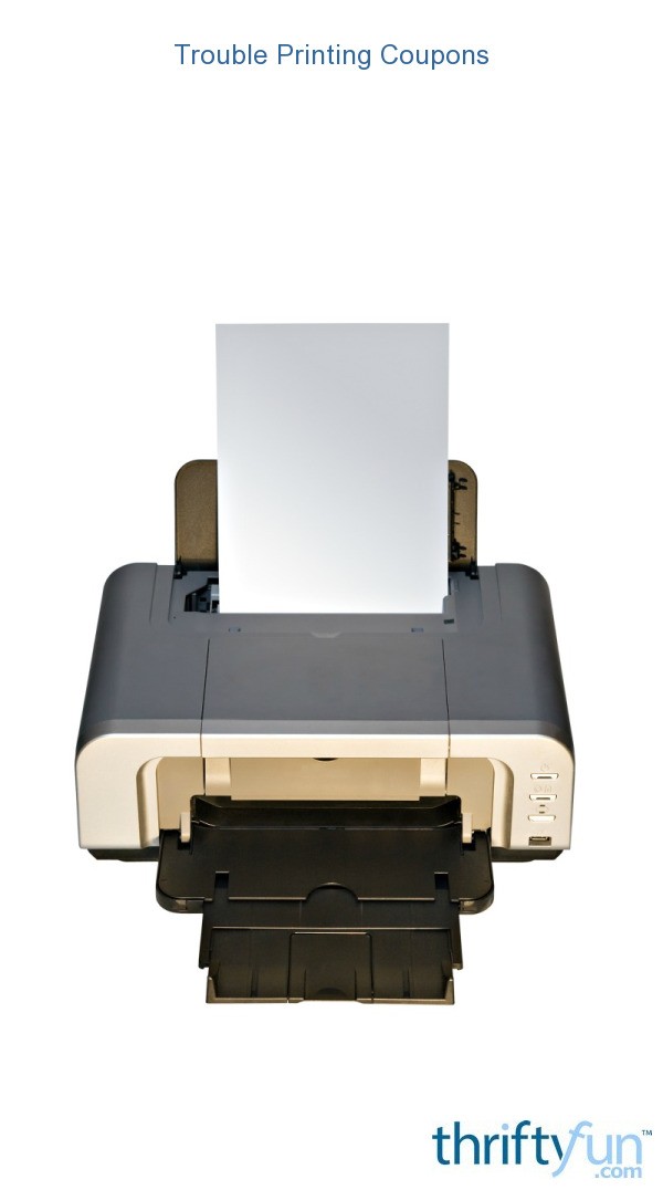 Trouble Printing Coupons? ThriftyFun