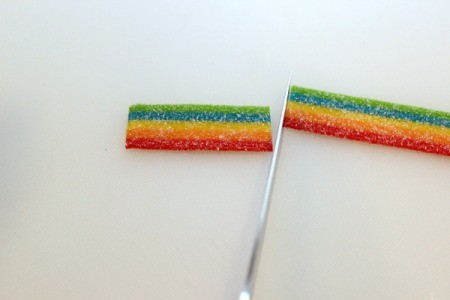 cut rainbow candy