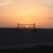 Walking the boardwalk in Venice,CA and just happened to look at the sunset at the right time...