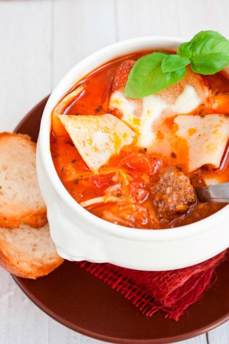 Lasagna Soup