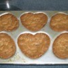 Cookies in Heart Muffin Tin