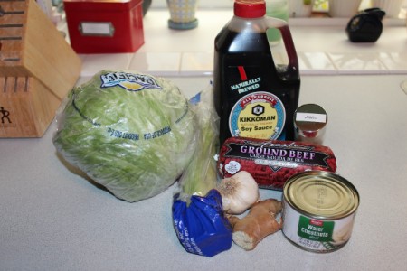 Ginger Beef Lettuce Wraps