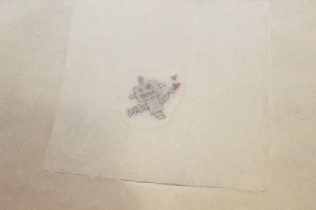 cover with parchment paper