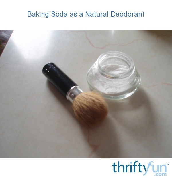 Baking Soda as a Natural Deodorant ThriftyFun