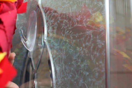 hanging wreath on hook