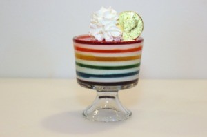 Creamy Rainbow Jello