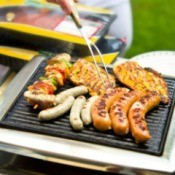 Food on Electric Grill