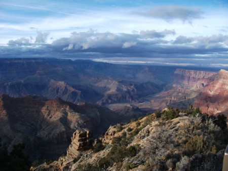 Winter View of the Grand Canyon (Arizona)