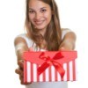 Teenager Holding Gift