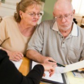 Couple Reviewing Medicare Insurance