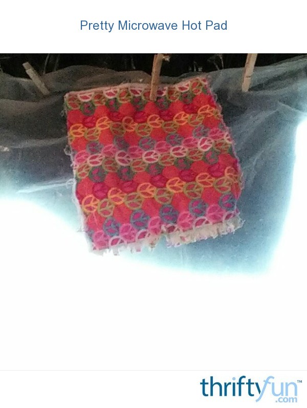 Pretty Microwave Hot Pad ThriftyFun