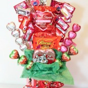 Bouquet made from candy