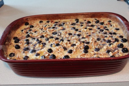 Baked Blueberry Banana Oatmeal
