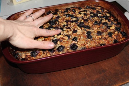 Baked Blueberry Banana Oatmeal
