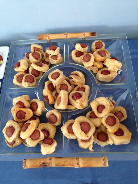 Hot Dog Crescent Roll Appetizers