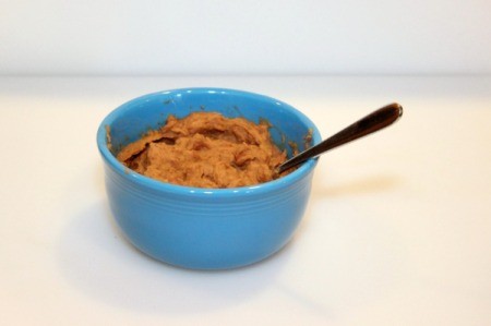 heat refried beans