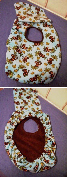 handmade baby carrier
