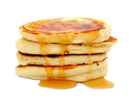 pancakes with syrup