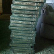 Stack of volumes.