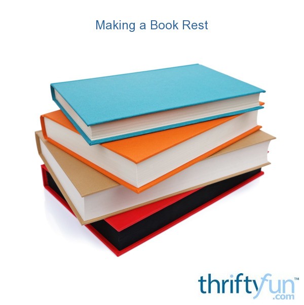 Making a Book Rest | ThriftyFun