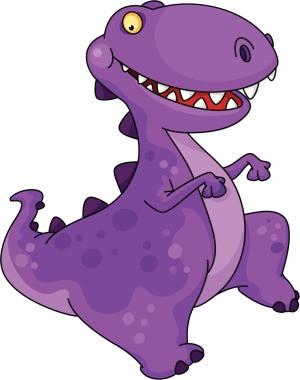 purple dinosaur
