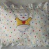 baby pillow with bear motif