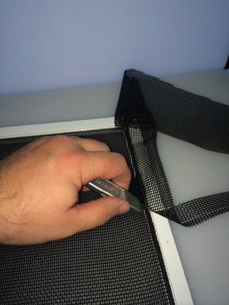 Fixing a Damaged Window Screen