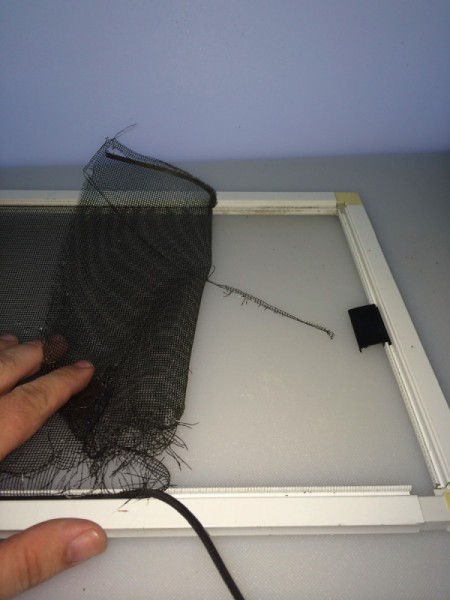 Fixing a Damaged Window Screen