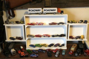 Repurposing Desk Drawers into Display Shelf