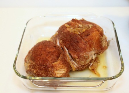 remove pork from crockpot