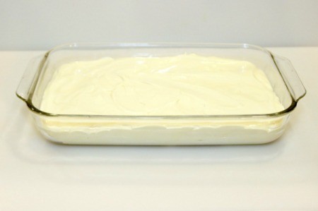 smooth out pudding layer