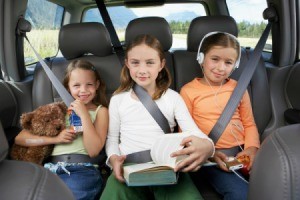 Kids Traveling in Car
