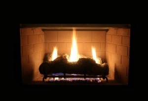 Gas Log Fireplace