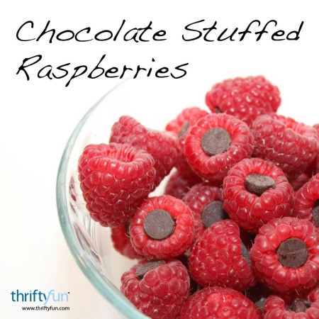 Chocolate Stuffed Raspberries