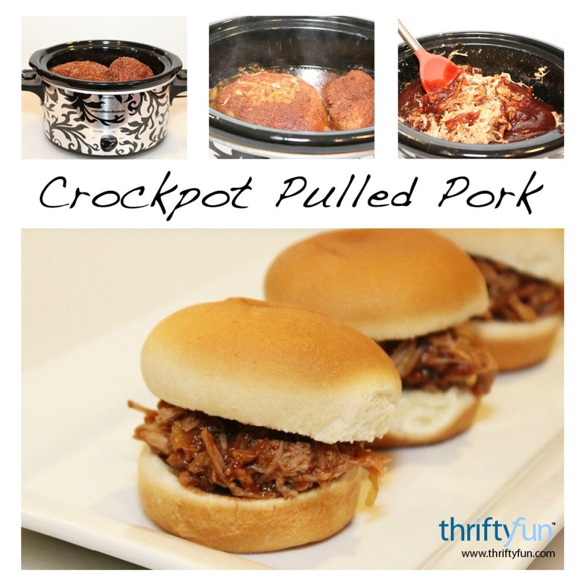 Crockpot Pulled Pork Recipes | ThriftyFun