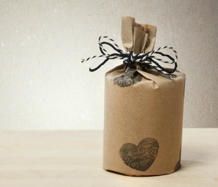 brown paper gift wrap
