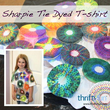 sharpie tie dyed tshirt