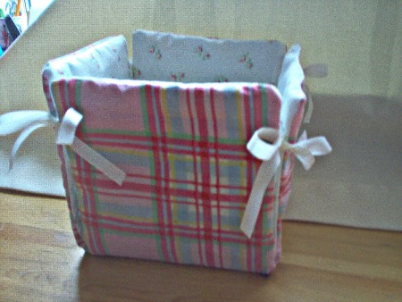 Fabric Covered Storage Box