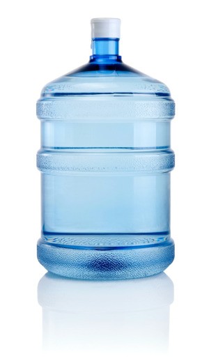 Plastic water jug.