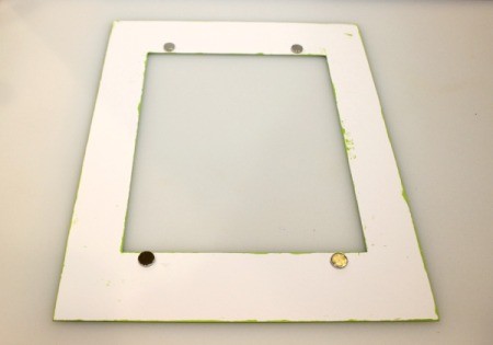 glue magnets on back