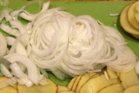cut onions