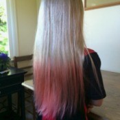 red ombre hair color