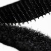 black Velcro being pulled apart