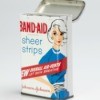 A vintage Band-Aid tin.